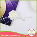 2015 white felt fabric lapel pin,men's flower lapel pin for suit